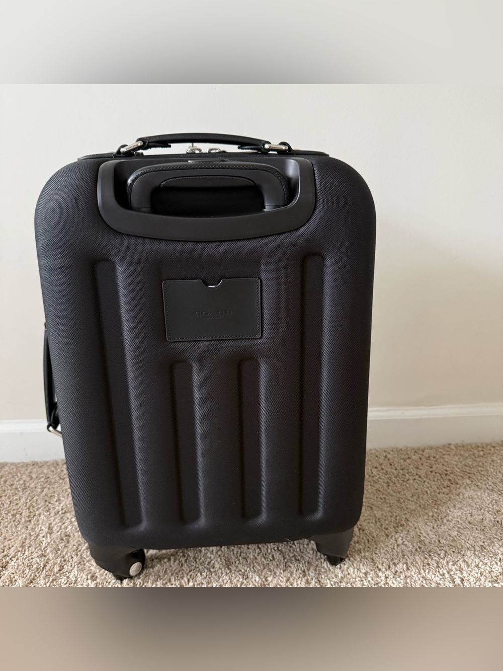 Coach Gray and Black Signature Carry-On Spinner - Picture 2 of 13